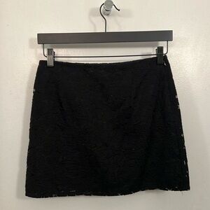 Pinkyotto Black Lace Miniskirt